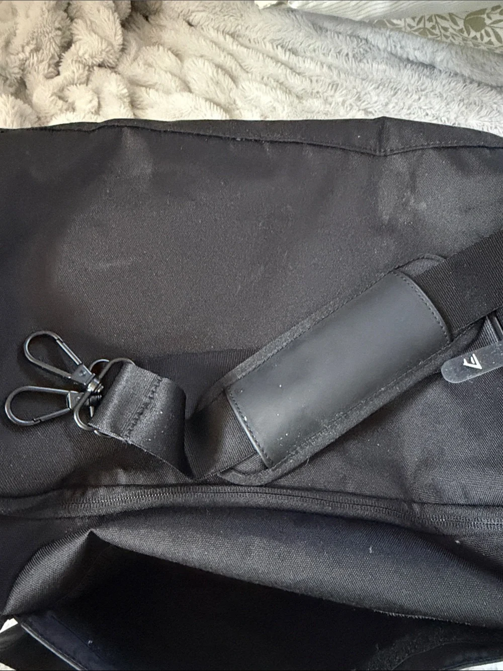 Gymshark Black Duffel Bag